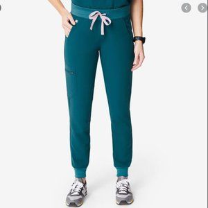 FIGS Zamora Jogger Scrub Pants (Caribbean Blue)